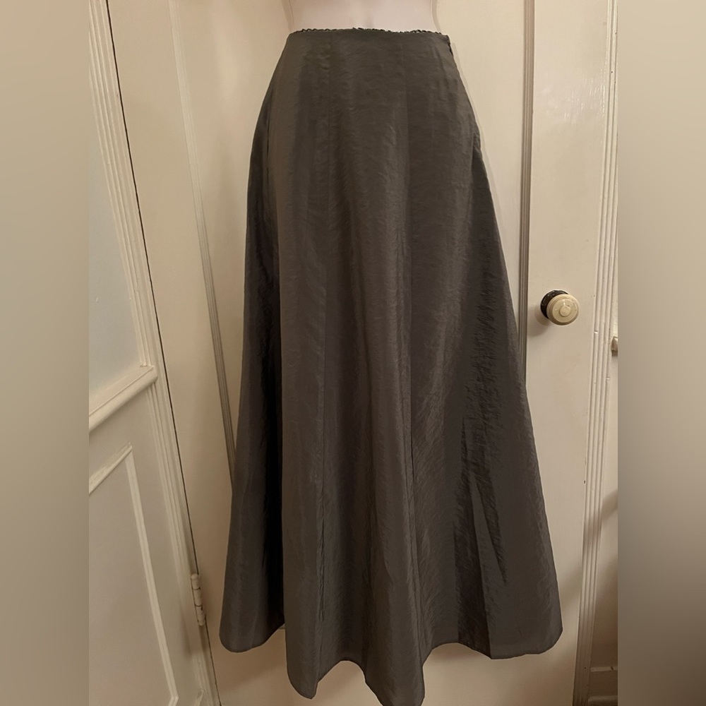 RALPH by Ralph Lauren formal maxi skirt with scalloped beaded waist